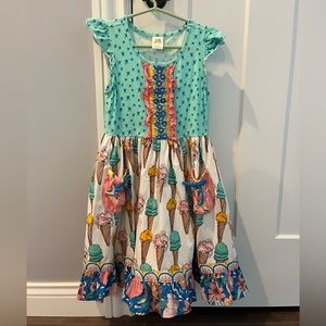 Wildflowers dress, size 8